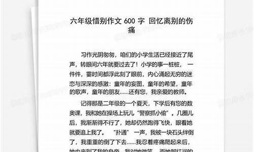 惜别的作文200字六年级说明文_惜别的作文六年级500字